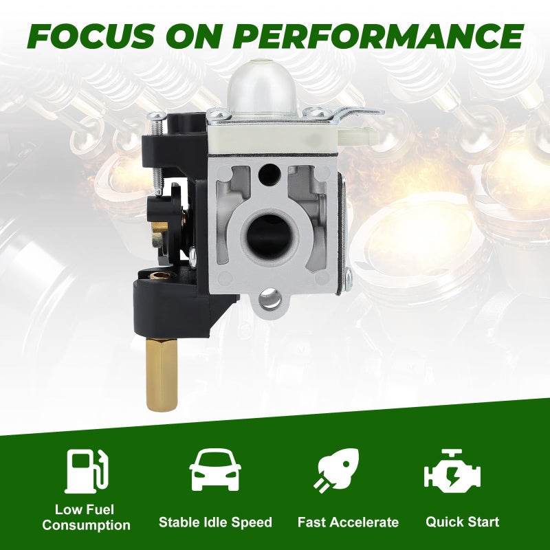 Dalom SRM 230 Carburetor for Echo SRM 230 SRM210 SRM231 GT230 GT231 PE230 PE231 PAS230 PAS231 PPT230 PPT231 Weed Eater Trimmer Replace RB-K70 - Image 3
